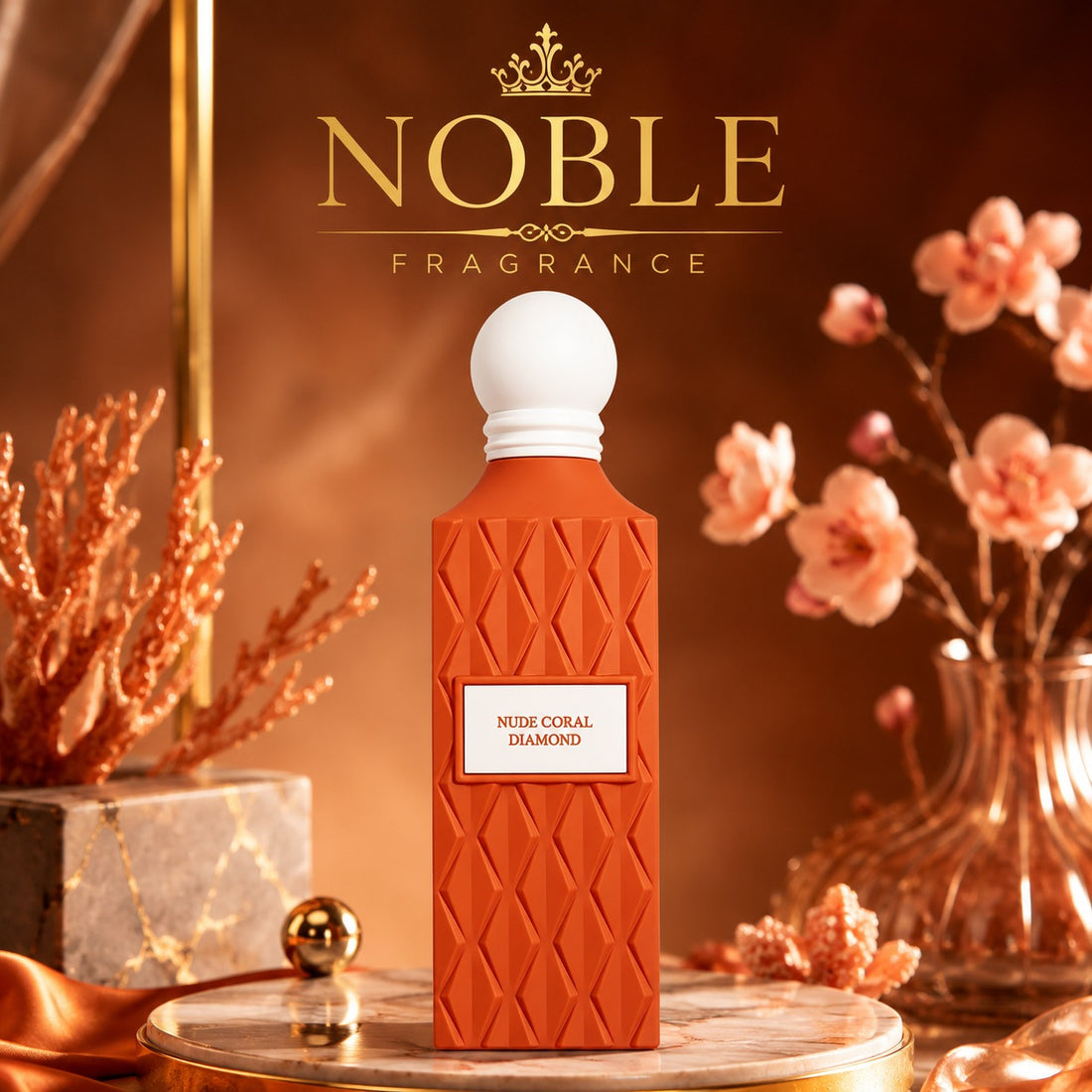 Nude Coral Diamond Eau De Parfum | Premium Luxury Long-Lasting Perfume for Men & Women – 150ml